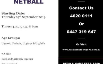 JUNIOR SUMMER NETBALL  Competition is FREE when yo…