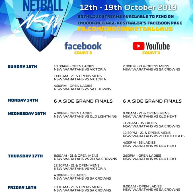 Our INNSW live steaming games….