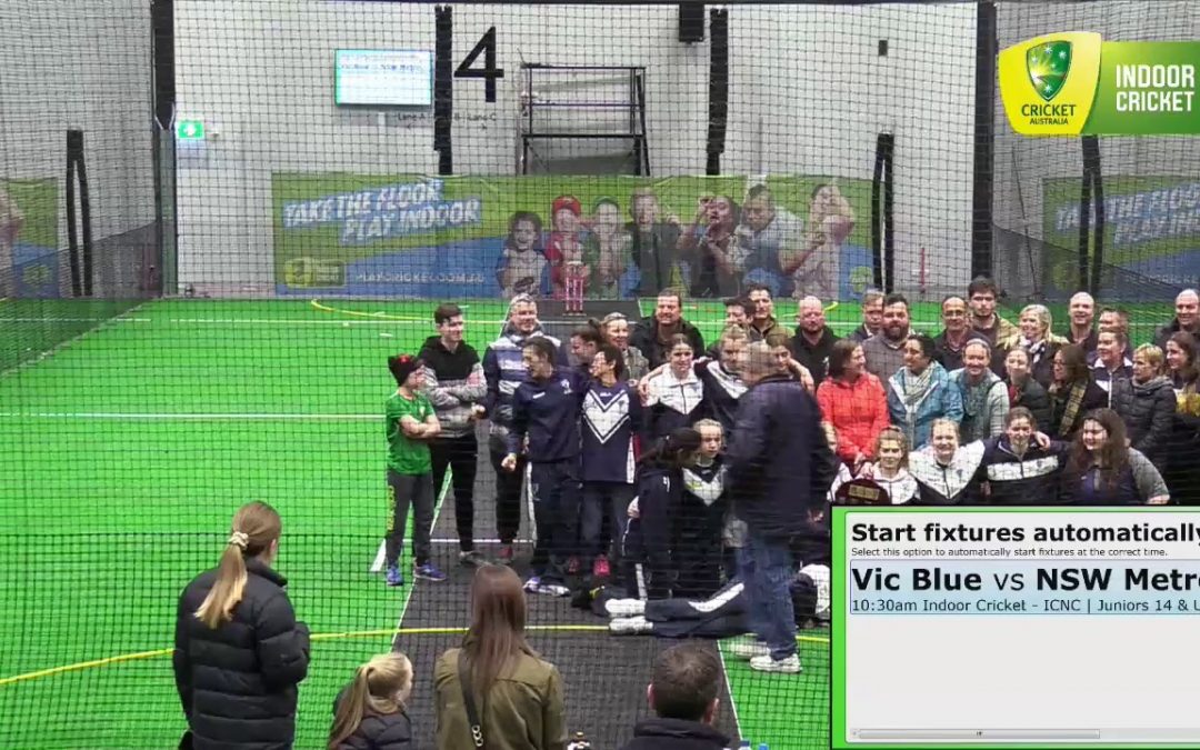 2019 Indoor Cricket National Championships – 14 & Under Girls – Grand Final – VIC Blue v NSW Metro