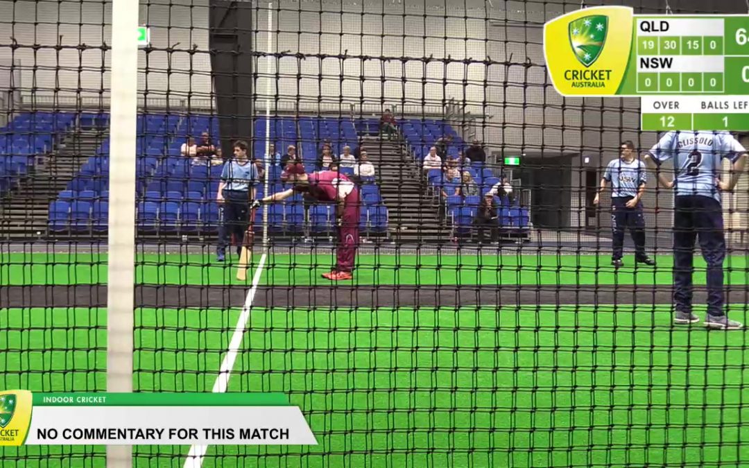 LIVE 2019 Indoor Cricket National Championships  17 & Under  Queenslnd v New South Wales