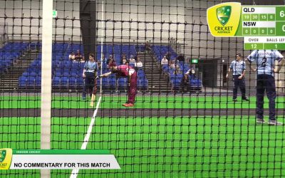 LIVE 2019 Indoor Cricket National Championships  17 & Under  Queenslnd v New South Wales