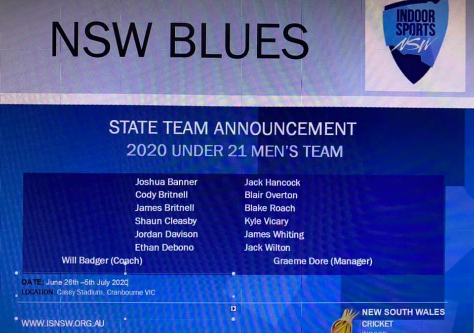 NSW 21 MENS TEAM…