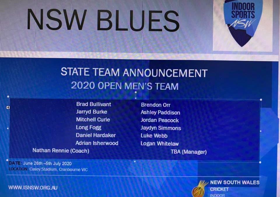 NSW MENS OPEN TEAM…