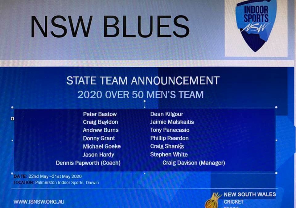 Updated NSW 50 Mens Team welcome                  CRAIG SHANKS…