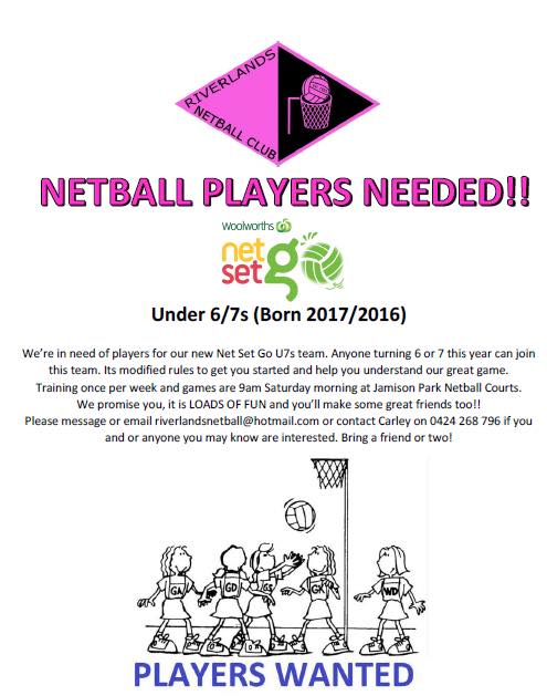 6 & 7 Years PLAYERS NEEDED  Please share and …