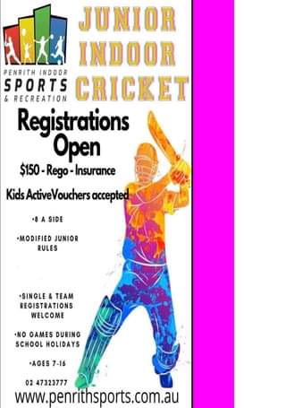 ***** Calling all Junior Cricketers ***** Are you…