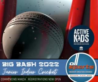 JUNIOR BIG BASH IS BACK! 
 Registrations are now…