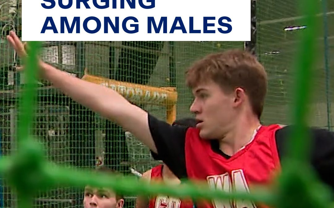 Netball’s popularity is surging, with more men now…